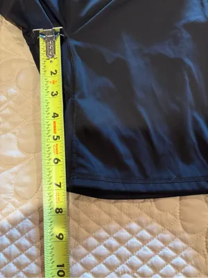 Gymshark Black High-Waisted V-Front Biker/workout Shorts women’s size S thumbnail 7
