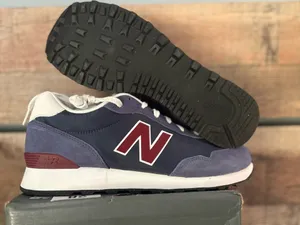 Navy blue and maroon new balance sneakers.515 thumbnail 4