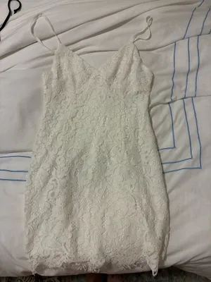 superdown White Lace Mini Dress thumbnail 2