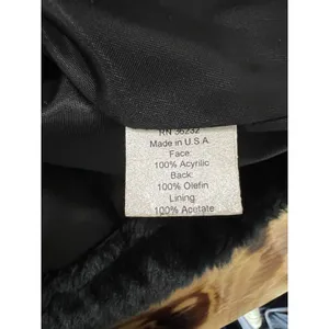 Gallery Coat Sz Large Black‎ Faux Fur Hooded Luxurious City Formal Designer thumbnail 10