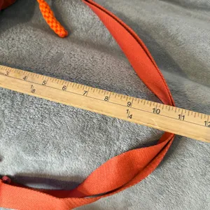 Nylon Crescent‎ Crossbody Bag Orange Utility Paracord Zipper Travel Hiking thumbnail 10
