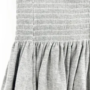 Natural Life Womens Smocked Waist Shorts Gray Ruffle Trim Daisy Charm‎ Size XS thumbnail 8