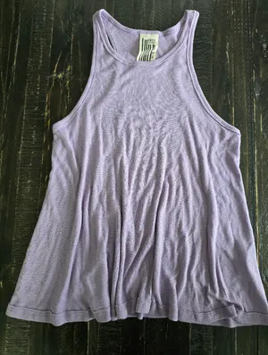 Free People Purple Tank Top Women's Size Small thumbnail 1