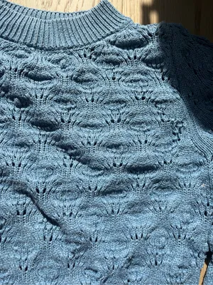 Spell blue bonfire sweater organic cotton knit top thumbnail 8