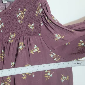 A New Day Purple Floral Dress Size 3X thumbnail 7