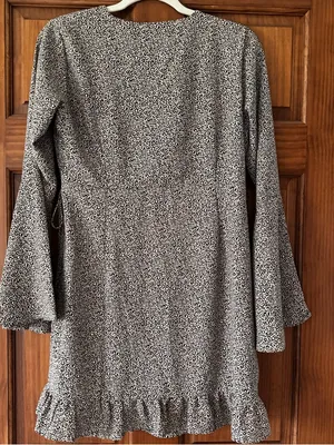 Altar’d State Animal Print Faux Wrap Dress Women’s Medium Cheetah Leopard Flirty thumbnail 3