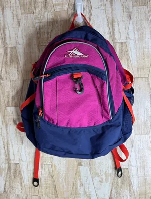 High‎ Sierra Suspension Strap System Backpack Pink Navy Blue School Travel Bag thumbnail 1