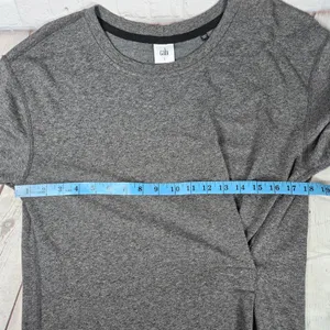 Cabi 3650 Put‎ on Sweatshirt Gray Long Sleeve Knit Dress Mini Casual S thumbnail 5