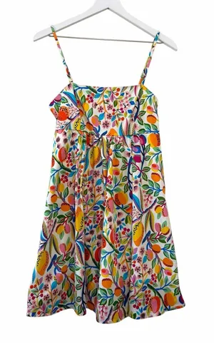 Hutch Floral Fruit Print Romper Women's Small Sleeveless Cotton Summer thumbnail 1