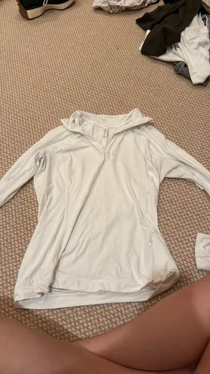 White Lululemon Quarter-Zip thumbnail 3