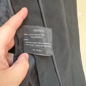 FS Limited Black Belted Jacket Asymmetrical Zip Trench Coat L thumbnail 4