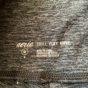 Aerie Leggings Womens Medium Gray High Rise Workout Gym Ladies thumbnail 3