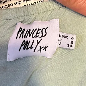 983 |Princess Polly Ruffle Hem Cottagecore Babydoll Cami Top Sage Green Womens 2 thumbnail 5