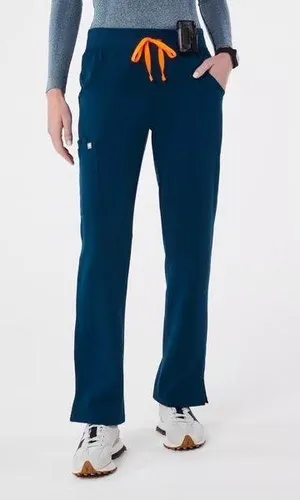 Figs Women’s Kade Cargo Scrub Pants in Deep Reef - 2XL TALL thumbnail 3