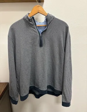 Or is Men’s 1/4 zip long sleeve Pima Cotton XL thumbnail 1