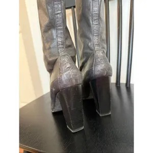 Donald J Pliner Chenia grey leather pewter tall boot size 9 thumbnail 7