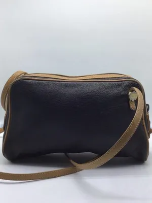 Vintage Gucci Plus Black Coated Leather Crossbody Bag 22" Strap thumbnail 16