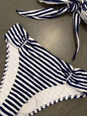 PQ Swim Detail Bandeau & Fanned Bikini Set Pisces Womens Size Large thumbnail 10