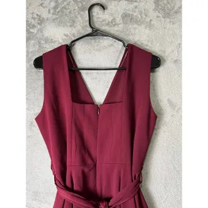 Dress the Population Alessia Sheath Cocktail Dress Plum Slit Large Elegant New thumbnail 5