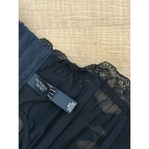 Victoria's Secret‎ VTG Y2K Satin Silk Lace Bow Garter Belt Lingerie Sz MEDIUM thumbnail 3