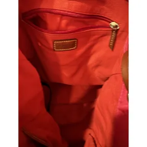 Dooney & Bourke Nylon Tobi Tote Leather Handles DB Pink Brown‎ thumbnail 8