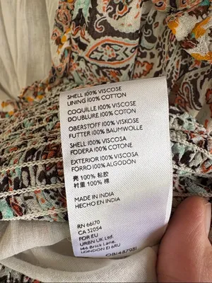 EUC Anthropologie Ruffled Smocked Surplice Top Floral Size Medium thumbnail 12