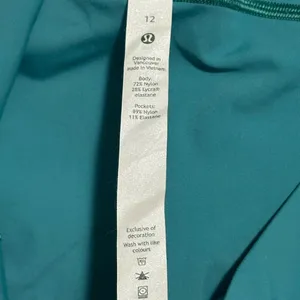 Lululemon Power Thru High Rise Crop 23" W6BRFS Size 12 thumbnail 7
