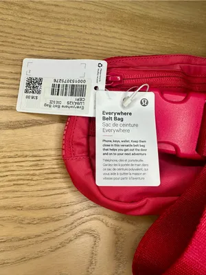 NWT Lululemon Athletica Everywhere Belt Bag 1L Fuchsia Pink thumbnail 7