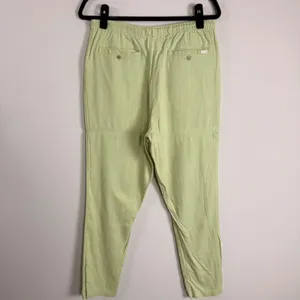 Roark Campover Pants Soft Lime Green Elastic Waist Tapered Leg Womens Medium thumbnail 2