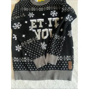 Tipsy Elves Let It Snow Light Up Ugly Christmas Sweater S Holiday LED thumbnail 9