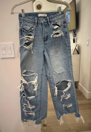 Vervet Flying Monkey Ripped Wide-Leg Jeans thumbnail 1