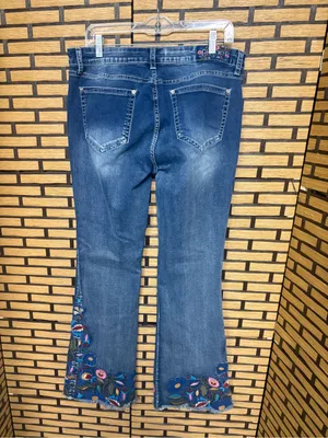 Grace easy fit bootcut embroidered jeans size 32 thumbnail 2