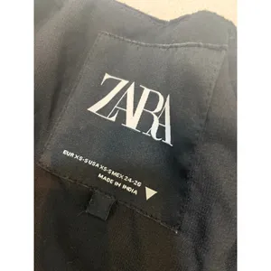 Zara XS velvet rhinestone studded beaded crop top vest TS 3374 thumbnail 2