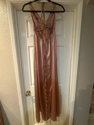 Peppermayo Satin Wrap Dress Maxi thumbnail 3