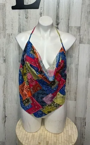 Bandana tank top Red Size XL thumbnail 1
