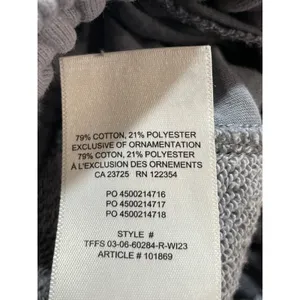 Aritzia TNA Gray Fleece Yoga Athletic Activewear Jogger Trousers Sweat Pants S thumbnail 7