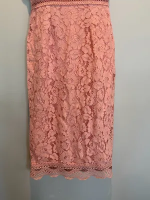 Baltic Born Nessa Lace Blush Midi Dress size Small New With Tags thumbnail 6