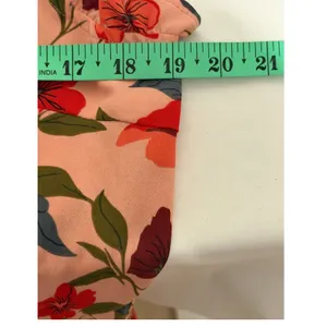 PrettyGarden Floral Dress Sz L Midi Tiered Flutter Sleeve Pockets Boho Summer thumbnail 8