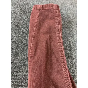 Free People Corduroy Pants Burgundy Wine Skinny Retro Boho Womens Size 28 thumbnail 9