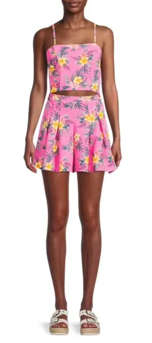Madden nyc pink cutout romper size medium thumbnail 1