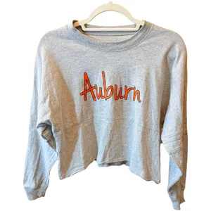 Boxercraft Auburn Tigers Cropped Boxy Tee – Women’s Small Heather Gray 🐯🧡 thumbnail 10