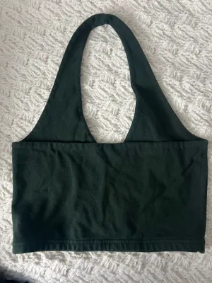 Brandy Melville Green Halter Top thumbnail 2