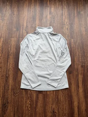 The North Face Women’s Gray 1/4 Zip Fleece Pullover Jacket Tech Glacier - Size M thumbnail 3