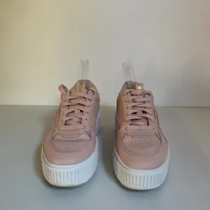 PUMA Karmen Rebelle Women’s Sneakers Pink Gold Platform Shoes Size 6.5 thumbnail 3