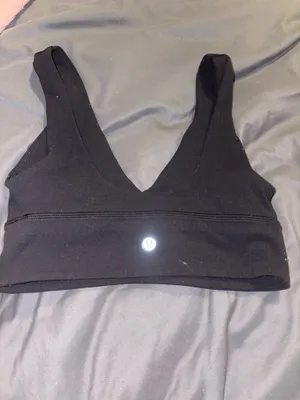 lululemon black sports bra thumbnail 2