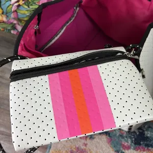 Neoprene Lemonbella Tote Bag White thumbnail 9