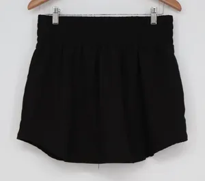 Pinspark Black Athletic Skort XL Smocked Waist Built-in Shorts Pockets AMT005969 thumbnail 1
