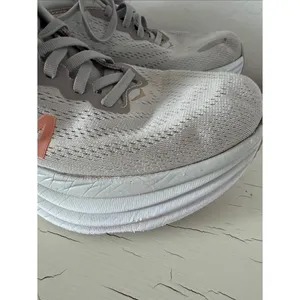 Hoka Bondi 8 Womens 10.5B Harbor Mist Lunar Rock Max Cushion Running Shoes thumbnail 2