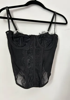 Amazon Black Corset Top. thumbnail 3