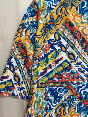 ROBERT GRAHAM printed flouncy dress event casual vacation XS thumbnail 10